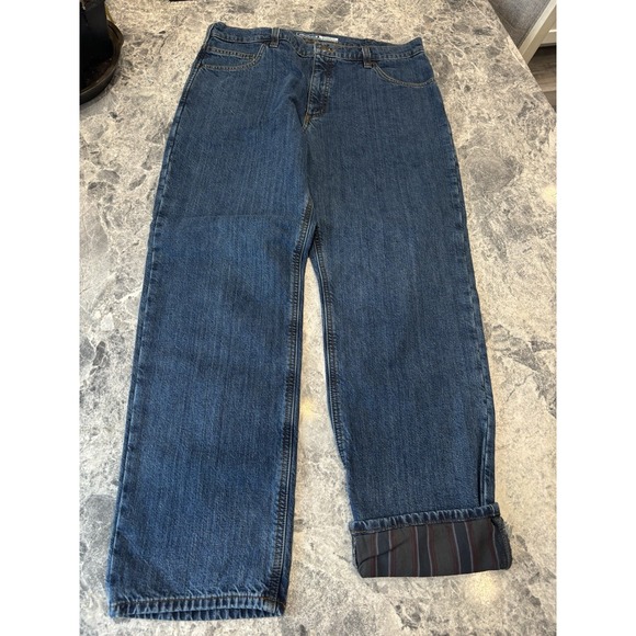 Carhartt Other - New Carhartt Fleece Lined Relaxed Fit 5-Pocket 36 x 32 Men's Jeans BD4942-M Work